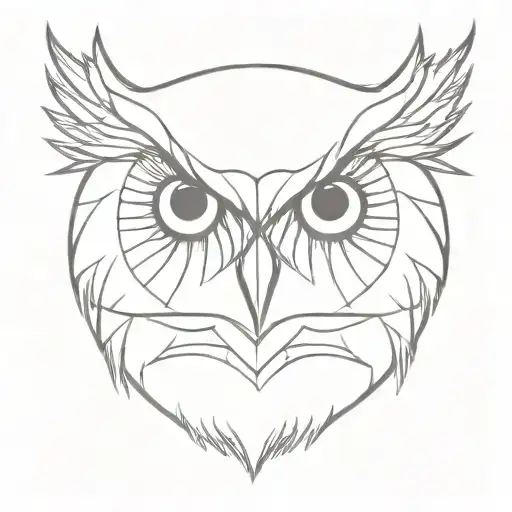 Small Owl Mean Looking