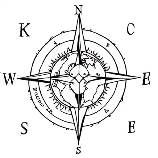 Lion Compass The World