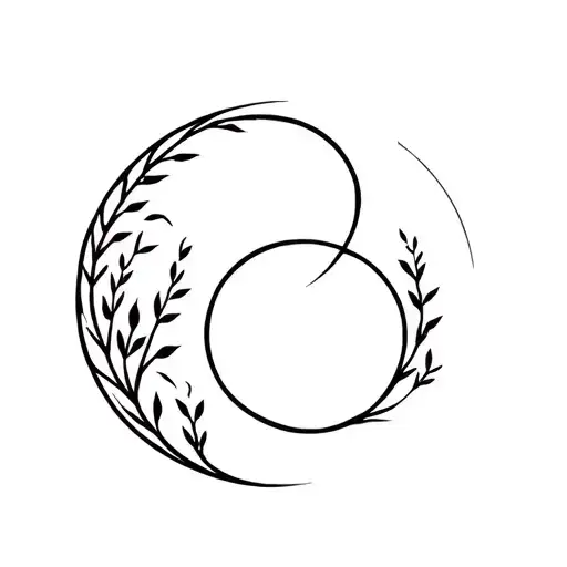 Nature Ying Yang Black