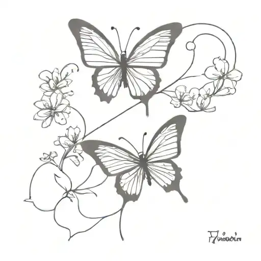 Semicolon Butterfly With Beautiful Knife Straight