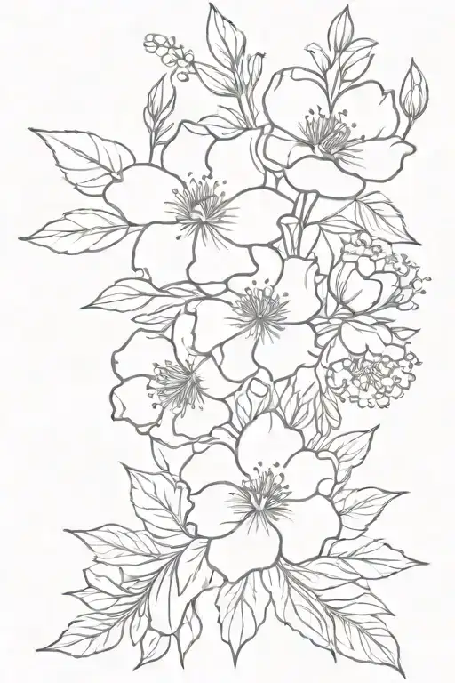 Birth Flower Bouquet