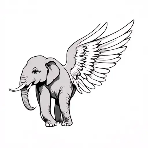 Elephant With Wings