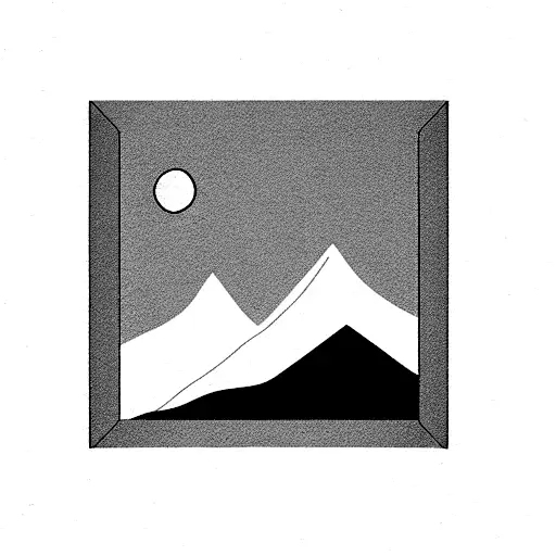 Window With A Mountain View