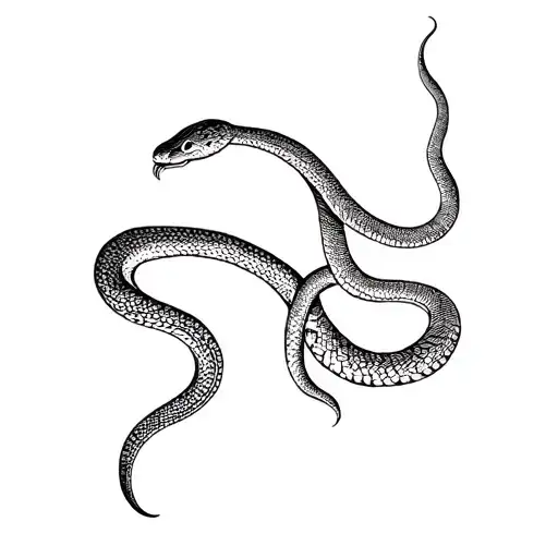 Two Headed Snake Slithering