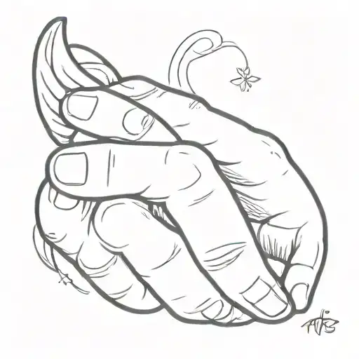 Aries Praying Hands