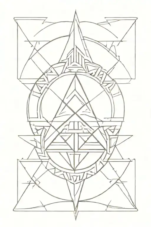 Aztec Geometric Half Sleeve