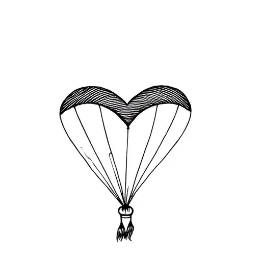 Heart And Parachute