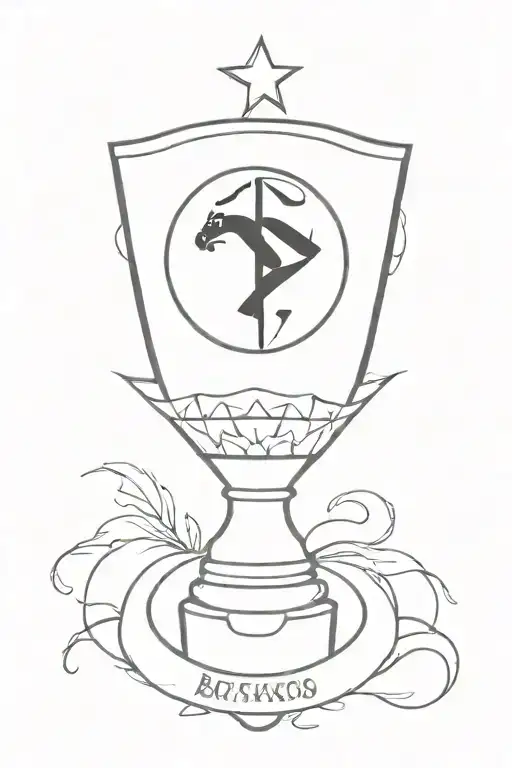 Botafogo Brazilian Libertadores Cup Team Logo