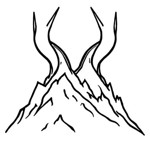 Moutain With Devil Horns