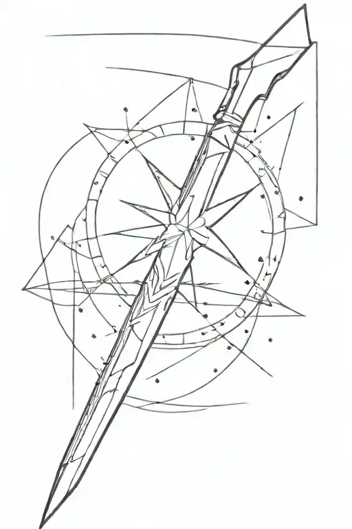 A Long Sword That At Its Edge Is The Northern Star