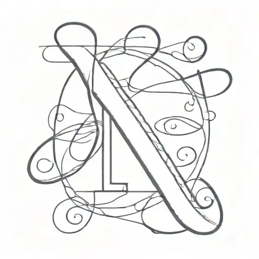Initials Intertwined L J K