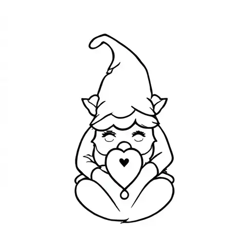 Small Gnome With A Heart