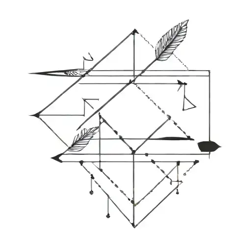 1 Single Arrow With 3 Empty Squares On The Arrow Line