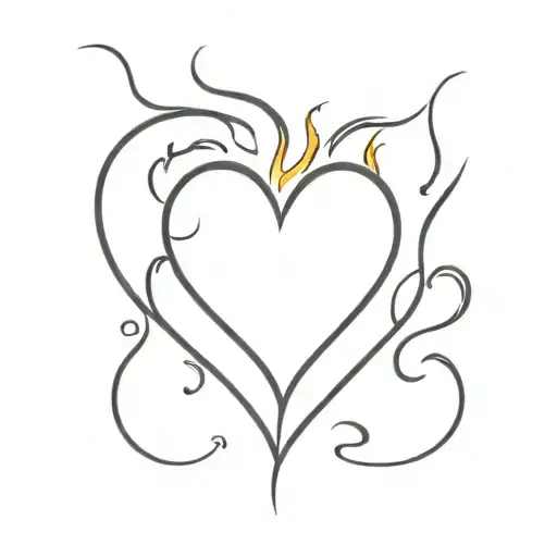 Heart With Fire
