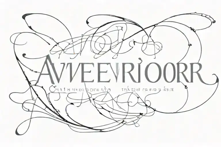 Avenoir Text