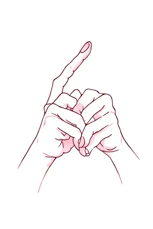 Pinky Promise But With Pointer Fingers