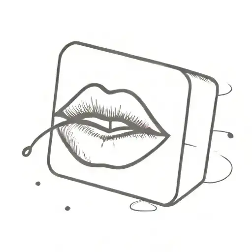 Match Box With Lips