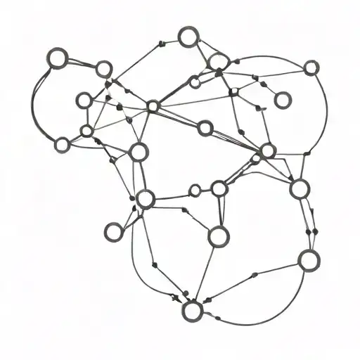 Serotonin And Dopamine Molecule Surrounded