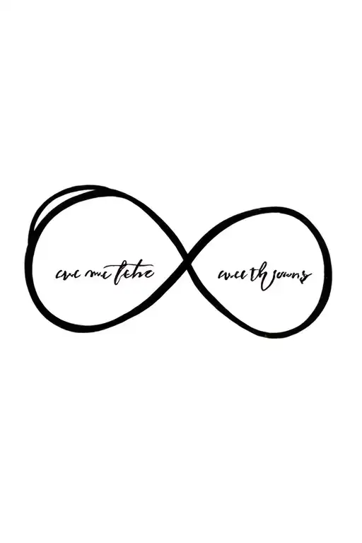 Infinity Symbol With Names