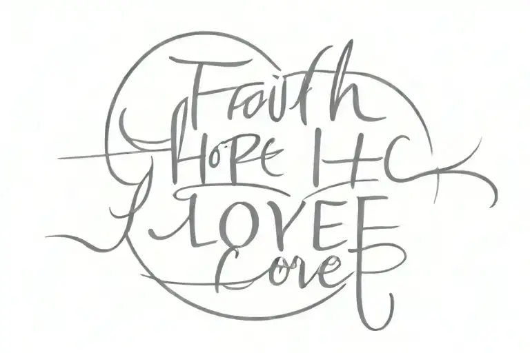 Faith Hope Love