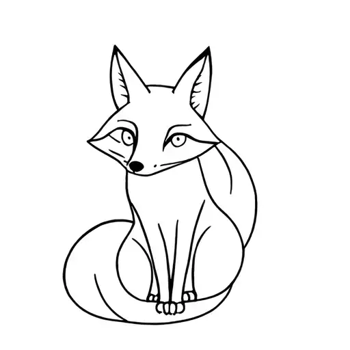 Fox Sitting