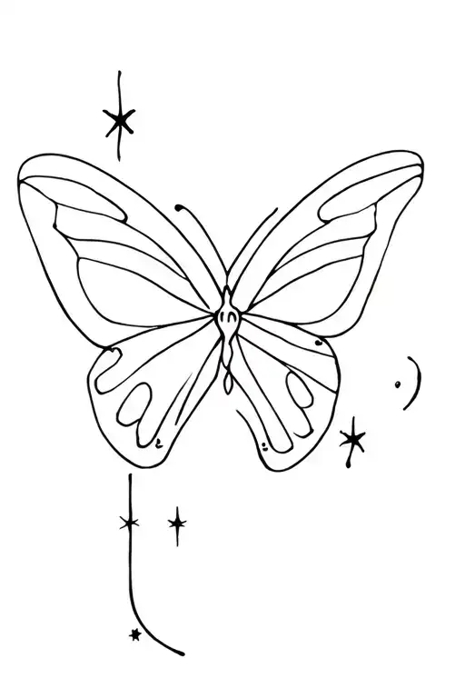 Butterfly Stars Shining