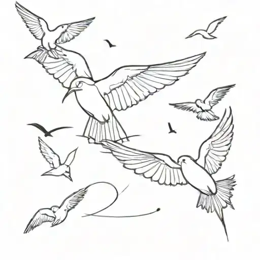 Flying Birds