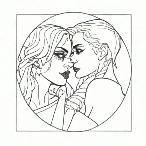 Gothic Tattoo With Horror Movie Scene