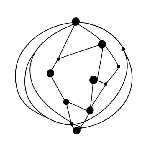 Aries Constellation Intertwined With Libra Constellation