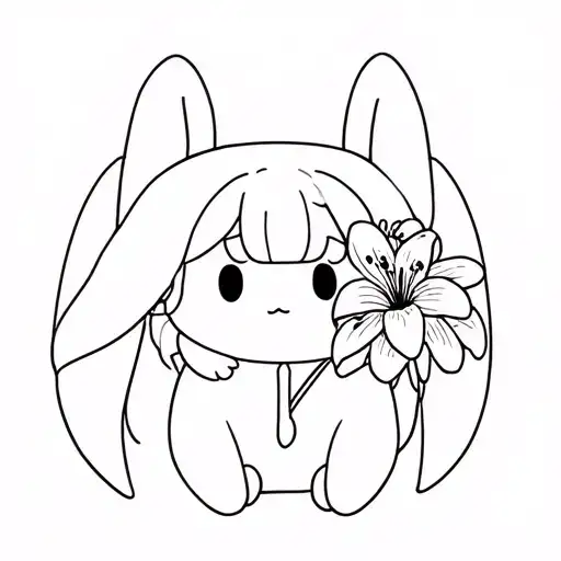 Sanrio Cinnamoroll Spider Lily Flower Bouquet