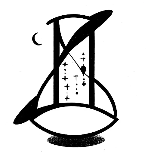 Planete Stuck In Hourglass