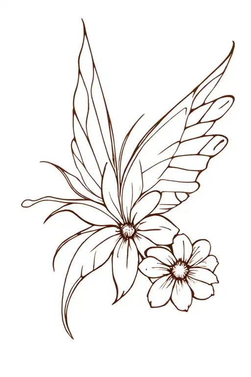 Coffee Fairy With Coffee Flowers