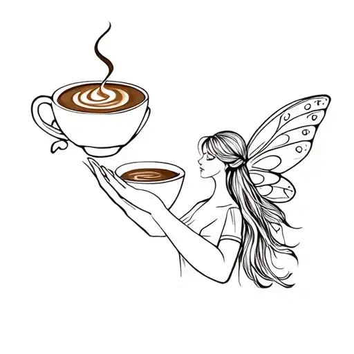 Coffee Holding Fairy