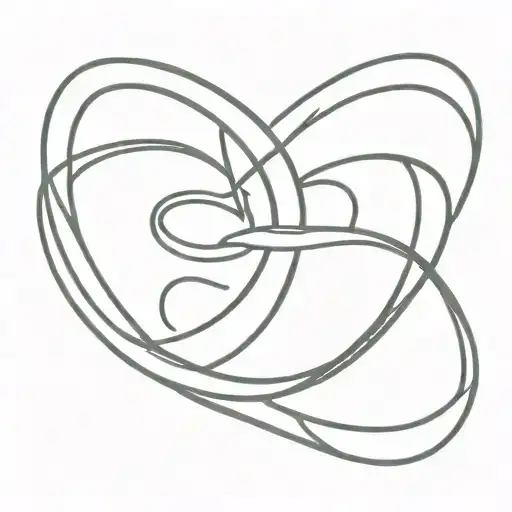 Beating Heart With A Woman's Wedding Ring Intertwined