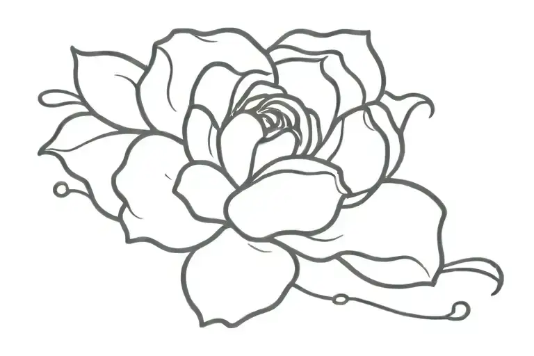 Rose Petals Floating