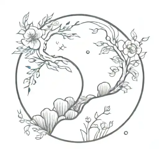 Ying Yang Quantum Entanglement Water Lake Queen Of Meadow