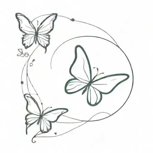 Butterfly Flying