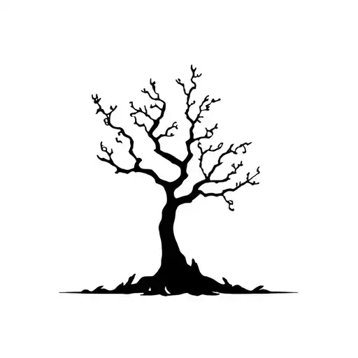 Poison Tree Silhouette