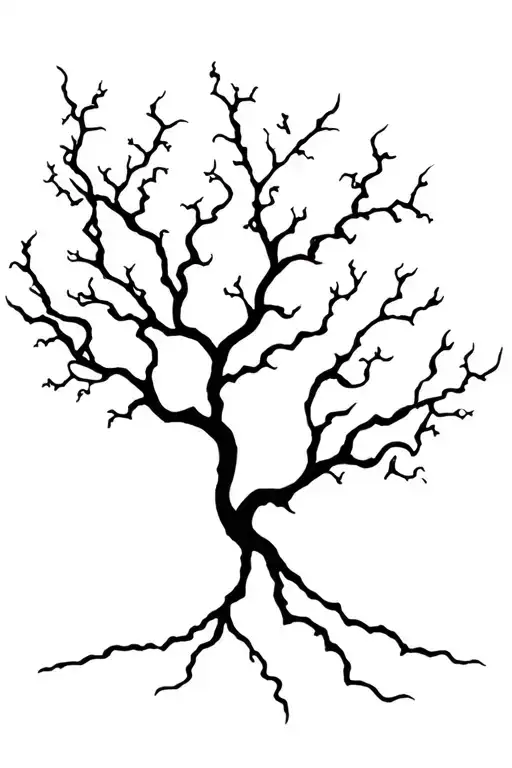 Poison Tree Silhouette