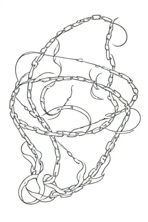 Flames And Chains Rising Up