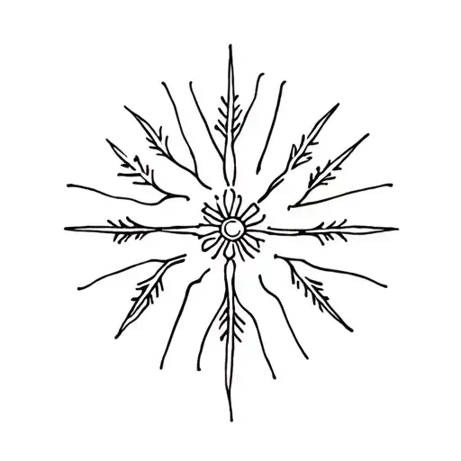 Snowflake And Sun