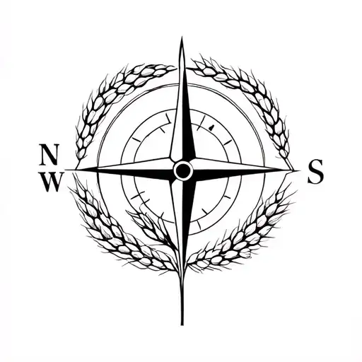 Compass Boquet Of Wheat