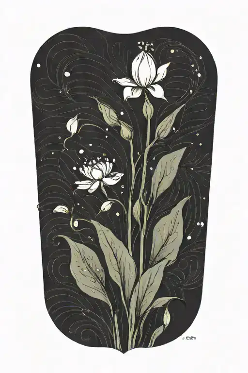 Lily Of The Valley And Water Lily Flower