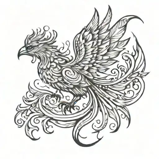 Phoenix Rising From The Ashes