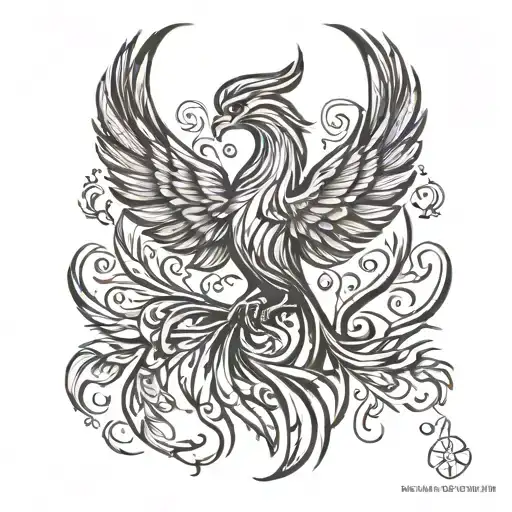 Phoenix Rising From The Ashes