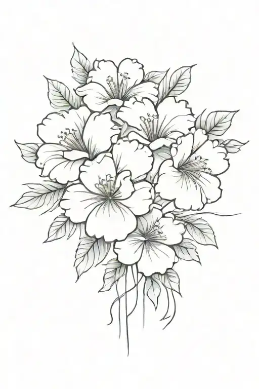 Cross With Carnations Flowers Blooming
