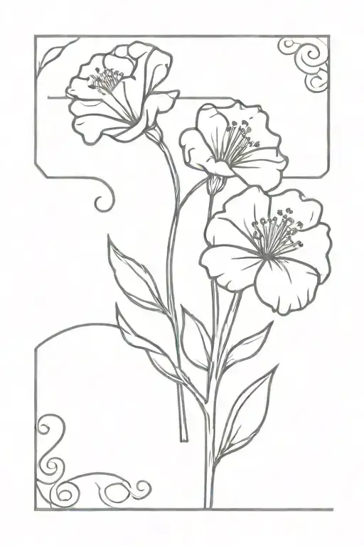 Cross With Carnations Flowers
