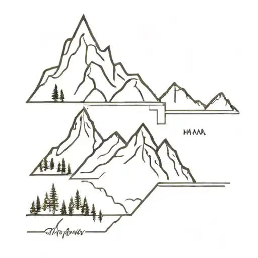 Mountains Letters Mamma