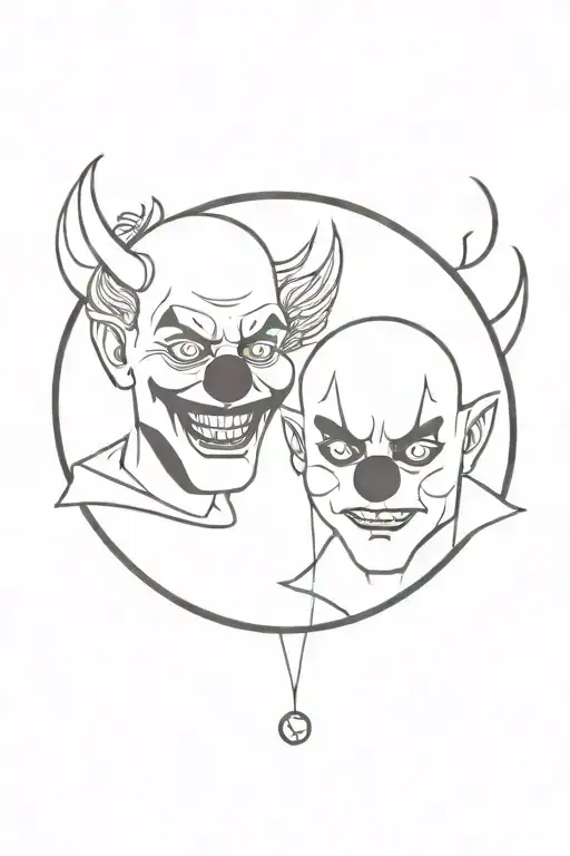 Clown And Demon