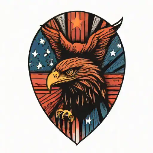 Flag And Eagle